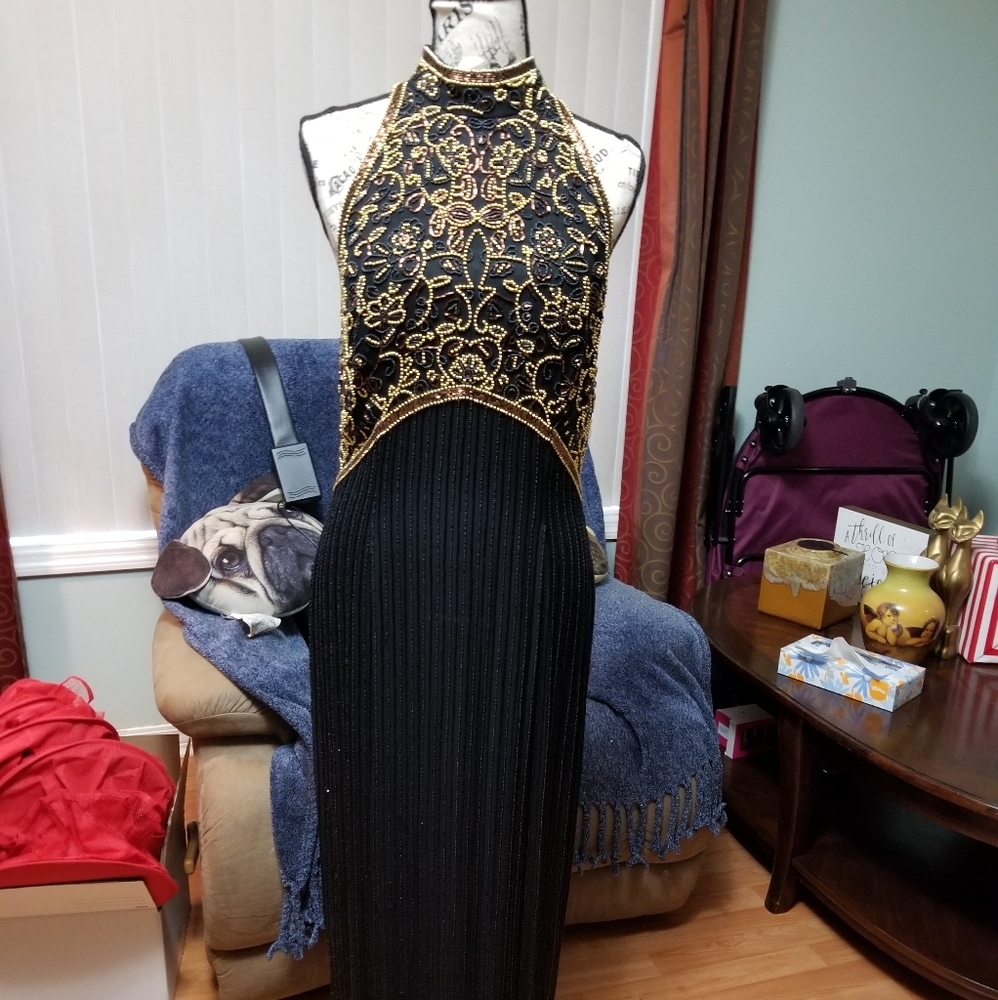 Vintage Exquisite formal gown by Della Roufogali